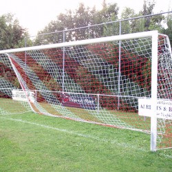 Set doelnetten voor voetbaldoelen 7,5 x 2,5 x 0,8 x 2,0 (4mm) - Blauw/Zwart